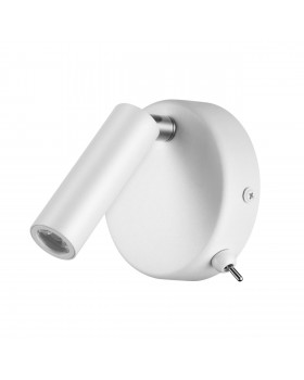 5221/3WL LEDIO LN22 016 белый Бра с выкл. LED 3W 3000K 330Лм  220V CHASE