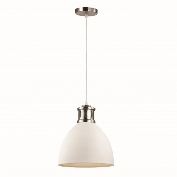 3323/1 PENDANT ODL17 362 белый/никель Подвес E27 60W 220V VIOLA