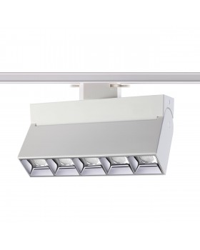 358665 PORT NT21 101 белый Светильник трековый однофазный трехжильный IP33 LED 4000K 25W 110-265V EOS