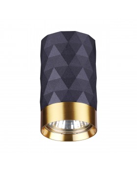 4287/1C HIGHTECH ODL22 263 черный/золотистый/металл Потолочный светильник IP20 LED GU10 max 10W AD ASTRUM