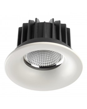 357604 SPOT NT18 269 белый Встраиваемый светильник IP44 LED 3000K 30W 100-265V DRUM