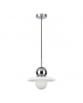 5014/1A MODERN ODL23 295 хром/белый/белый матовый металл/стекло Подвес G9 LED 5W HATTY