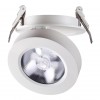 357982 SPOT NT19 260 белый Встраиваемый светильник IP20 LED 3000К 12W 220V GRODA