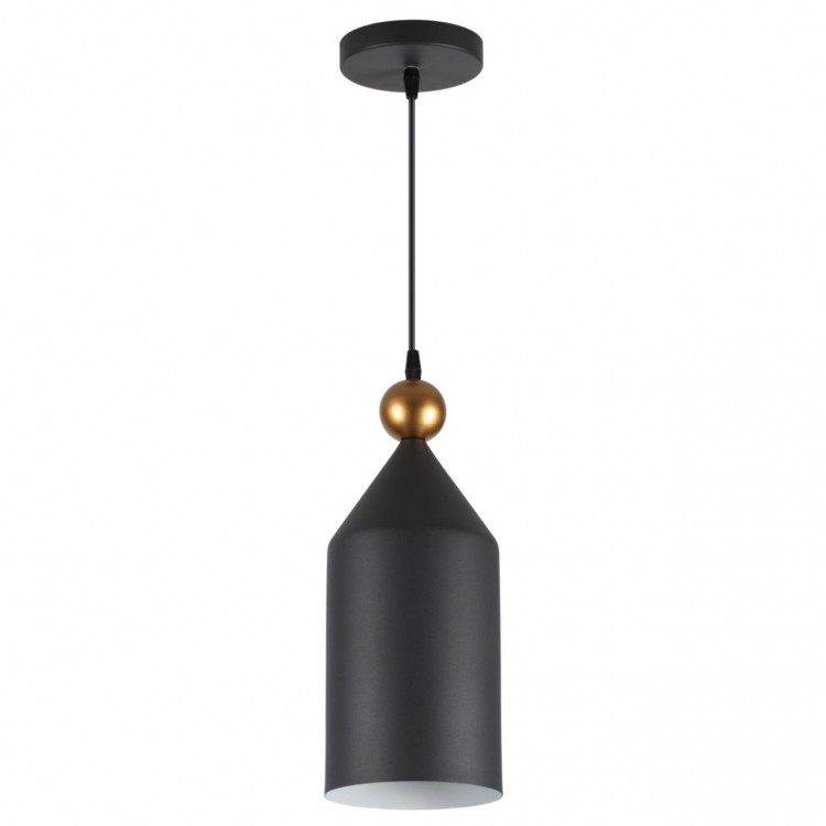 4091/1 PENDANT ODL19 359 темн.серый/золотой Подвес Е27 1*40W BOLLI