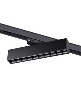 358861 PORT NT22 116 черный Светильник трехфазный трековый светодиодный IP20 LED 4000K 16W 220V ITER