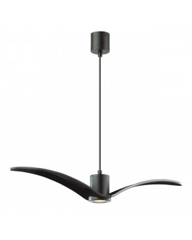 4902/1A PENDANT ODL22 289 чёрный/стекло Подвес GU10 1*5W BIRDS