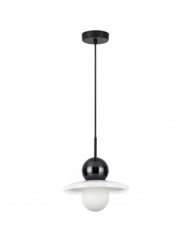 5014/1D MODERN ODL23 295 черный/белый/белый матовый металл/стекло Подвес G9 LED 5W HATTY