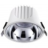 358701 SPOT NT21 251 белый/хром Светильник встраиваемый светодиодный IP20 LED 4000К 40W 100-265V KNOF