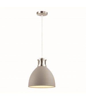 3322/1 PENDANT ODL17 362 серый, никель Подвес E27 60W 220V VIOLA