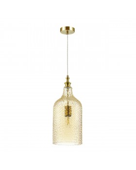 4709/1 PENDANT ODL20 299 янтарный/бронзовый Подвес E27 60W 220V PELO