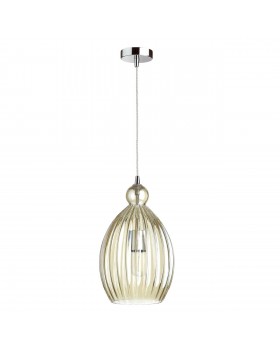 4711/1A PENDANT ODL21 297 коньячный/хром Подвес E27 60W STORZO
