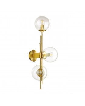 4799/3W PENDANT ODL21 341 бронзовый/прозрачный Бра с выкл. E14 3*60W BRAZERI