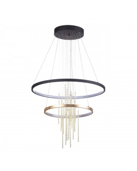 3901/63L L-VISION ODL20 215 золотистый/стекло/металл Подвесной светильник LED 4000K 63W 220V MONICA
