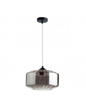 4746/1 PENDANT ODL21 345 дымчатый/черный Подвес E27 60W BINGA