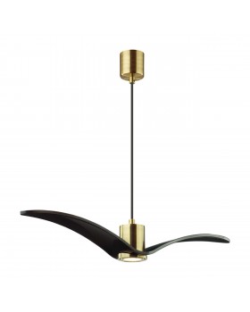 4900/1A PENDANT ODL22 289 чёрный/бронзовый/стекло Подвес GU10 1*5W BIRDS
