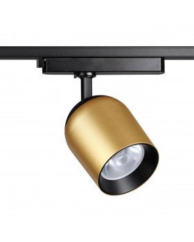 358516 PORT NT21 087 золото Светильник трековый однофазный трехжильный IP20 LED 4000K 25W 220V KAMP