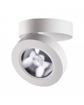357984 OVER NT19 201 белый Накладной светильник IP20 LED 3000К 12W 220V GRODA