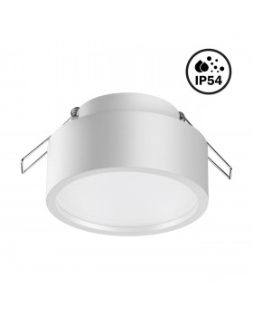 358903 SPOT NT22 295 белый Встраиваемый влагозащищенный светильник IP54 LED 4000K 10W 220V MAY