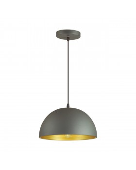 3349/1 PENDANT ODL17 364 темно-серый/золотой Подвес E27 60W 220V UGA