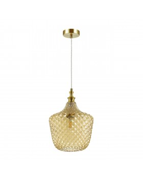 4705/1 PENDANT ODL20 301 янтарный/бронзовый Подвес E27 60W 220V VITA