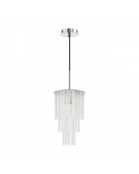4920/1 MODERN ODL22 329 хром/прозрач./матов./стекло Подвес E27 1*60W PAPITA
