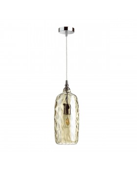 4768/1 PENDANT ODL21 355 коньячный/хром Подвес E27 60W SITORA