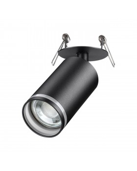 370881 SPOT NT22 239 черный Cветильник встраиваемый IP20 GU10 9W 220V ULAR