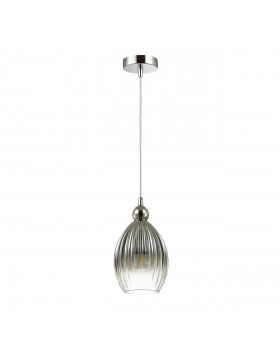 4713/1 PENDANT ODL20 355 дымчатый/хром Подвес E27 60W 220V STORZO