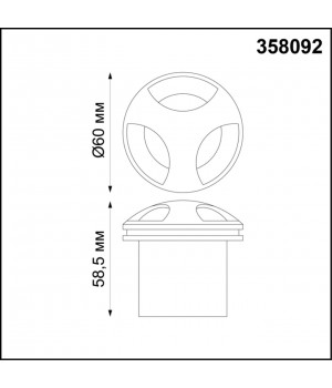 358092 STREET NT19 349 черный Подсветка ступеней IP65 LED 4000K 3W 220V SCALA-foto2