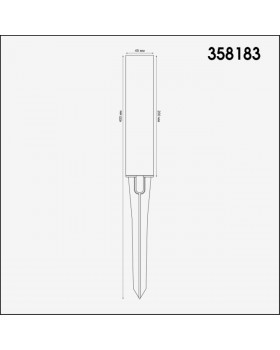 358183 STREET NT19 350 темно-серый Плафон для светильника (арт.358180-358181) NOKTA-foto2