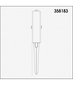 358183 STREET NT19 350 темно-серый Плафон для светильника (арт.358180-358181) NOKTA-foto2