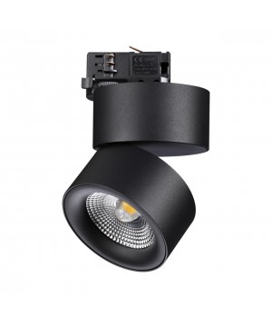 358787 PORT NT21 123 черный Трехфазный трековый светодиодный светильник IP20 LED 25W 4000K 2200Лм 100-265V GRODA-foto5