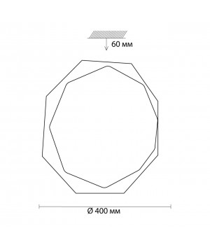 3002/DL SN 057 Светильник пластик LED 48Вт 3000-6500K D400 IP43 пульт ДУ/ LampSmart VESTA-foto2