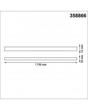 358866 OVER NT22 172 черный Светильник накладной/подвесной светодиодный IP20 LED 4000K 40W 220V ITER-foto2