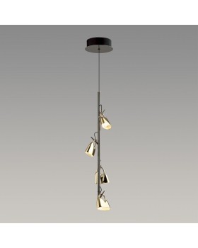 5002/17L L-VISION ODL23 285 черный хром/золотой/ металл/акрил Подвес LED 17W 3000K MALPA-foto3