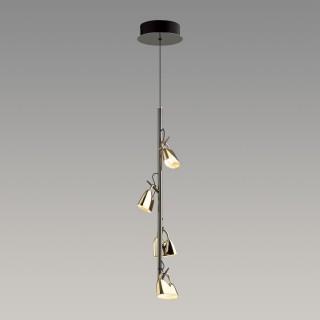 5002/17L L-VISION ODL23 285 черный хром/золотой/ металл/акрил Подвес LED 17W 3000K MALPA-foto3