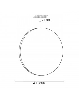 3017/EL PALE SN 066 Светильник пластик/белый LED 72Вт 4000K D510 IP43 SIMPLE-foto2