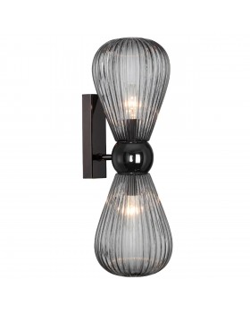 5417/2W MODERN ODL_EX23 17 черный хром/дымчатый/металл/стекло Бра E14 2*40W ELICA-foto4