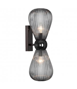 5417/2W MODERN ODL_EX23 17 черный хром/дымчатый/металл/стекло Бра E14 2*40W ELICA-foto4