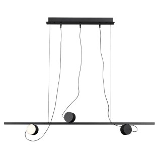 6600/21L HIGHTECH ODL23 229 черный/металл Подвесной светильник IP20 LED 21W 1590Лм плафоны на магните 3000K NERA-foto4