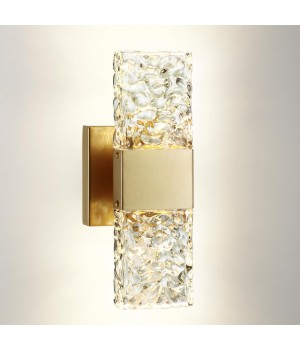 4364/5WL HIGHTECH ODL23 203 матовое золото/металл/стекло Настенный св-к IP20 LED 10W 612Лм 3000K RICCI-foto4