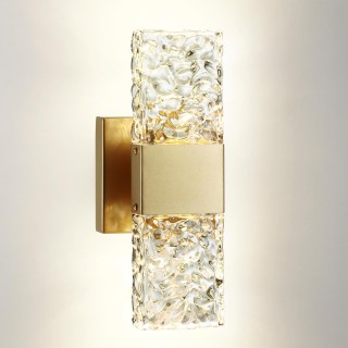 4364/5WL HIGHTECH ODL23 203 матовое золото/металл/стекло Настенный св-к IP20 LED 10W 612Лм 3000K RICCI-foto4