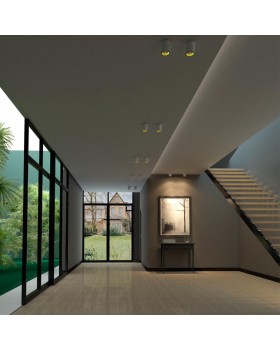 358486 OVER NT20 196 белый/золото Светильник накладной IP20 LED 4000K 10W 220V RECTE-foto3