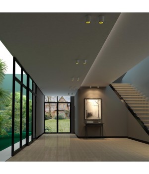 358486 OVER NT20 196 белый/золото Светильник накладной IP20 LED 4000K 10W 220V RECTE-foto3