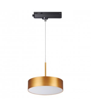 358769 PORT NT21 092 матовое золото Светильник трековый однофазный трехжильный, провод 1.2м IP20 LED 30W 4000K 2600Лм 100-265V PROMETA-foto4