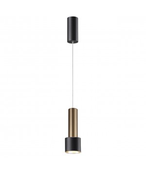 358982 OVER NT22 158 бронза светлая/черный Светильник светодиодный накладной, провод 2м IP20 LED 4000K 15W 220V ALBA-foto4