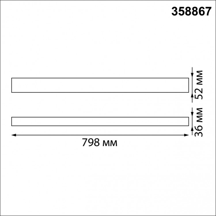 358867 OVER NT22 172 белый Светильник накладной/подвесной светодиодный IP20 LED 4000K 30W 220V ITER