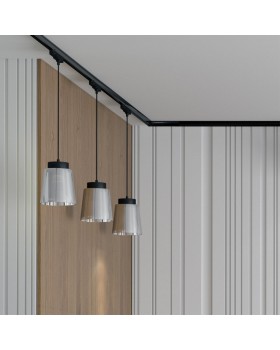 358642 PORT NT21 118 корпус черный/плафон дымчатый Трехфазный трековый светодиодный светильник, длина провода 1м IP20 LED 4000K 24W 175-245V ARTIK-foto3