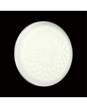 2082/EL PALE SN 071 Светильник пластик/белый/прозрачный LED 72Вт 3000-6000K D500 IP43 пульт ДУ DEGIRA-foto5