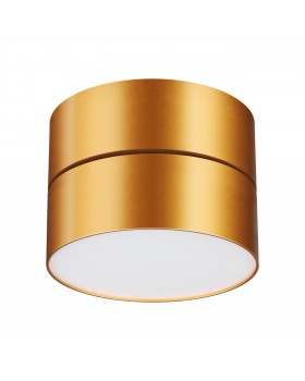 358751 OVER NT21 184 матовое золото Светильник накладной светодиодный IP20 LED 24W 4000K 2100Лм 100-265V PROMETA-foto6